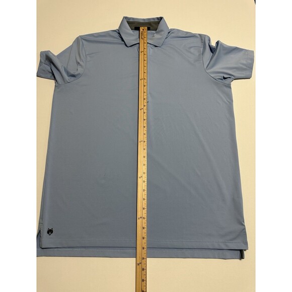 Greyson Polo Shirt Mens Large Blue Golf Performance Stretch Wicking Preppy - Picture 11 of 14